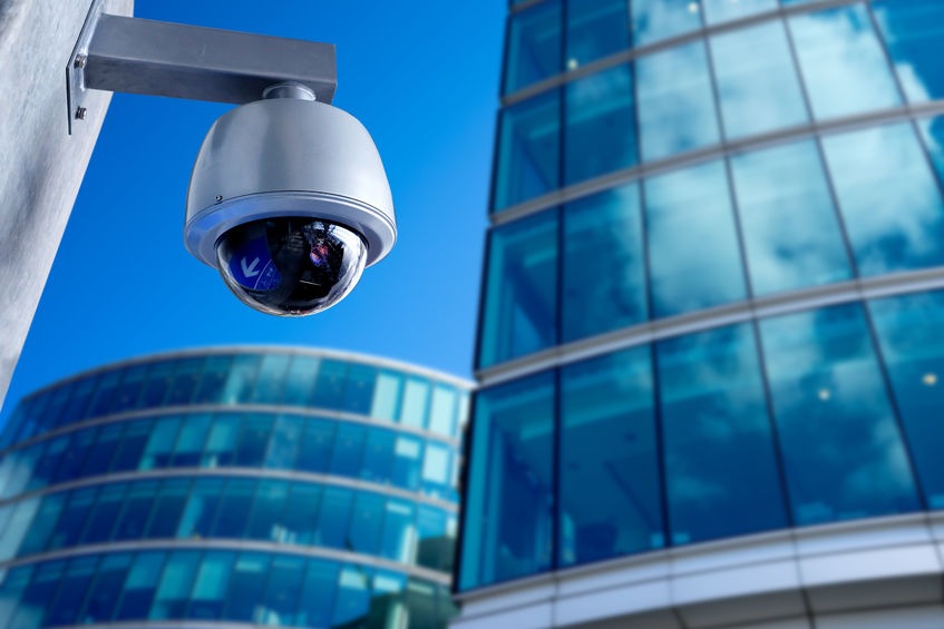 36031380 - security cctv camera in office building